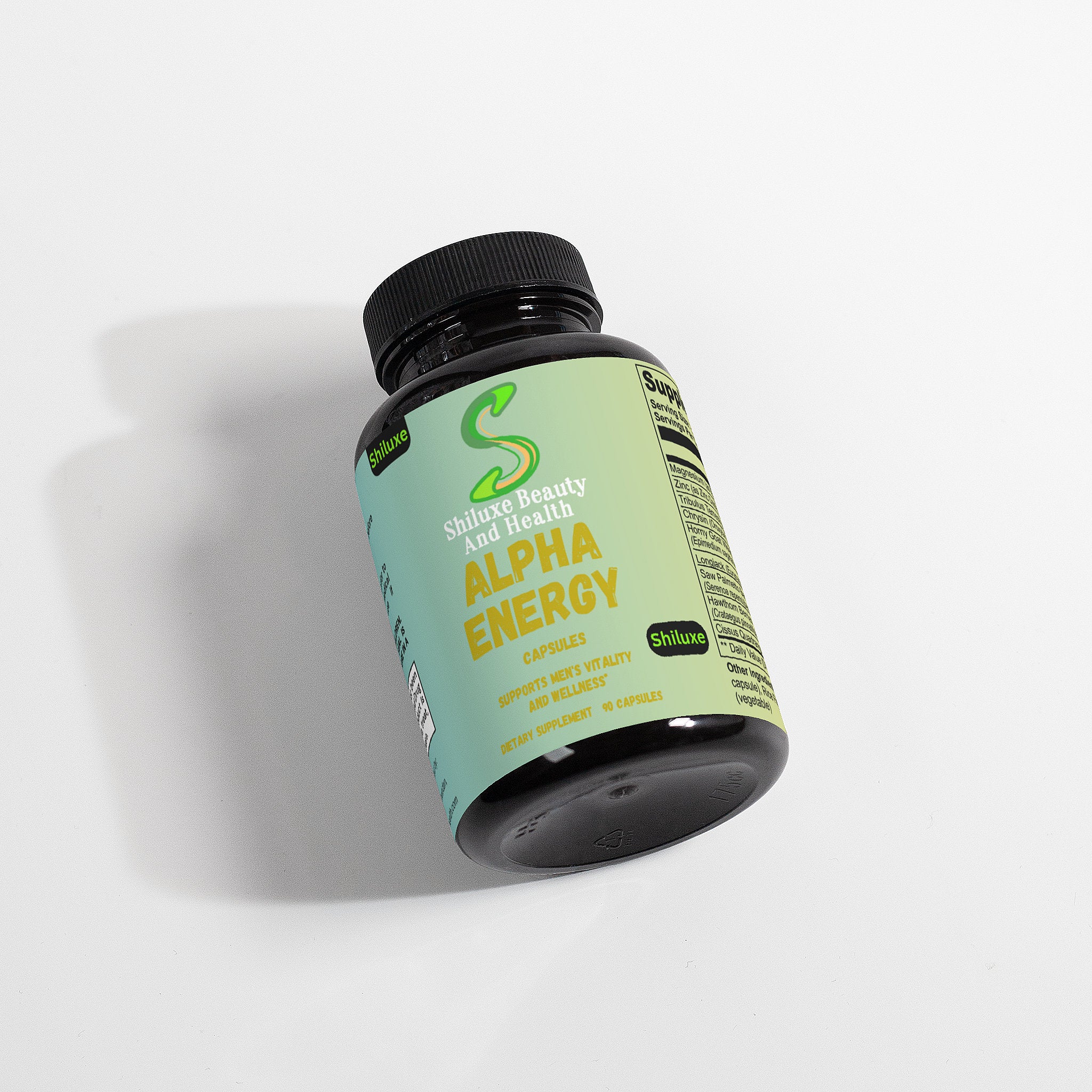 Alpha Energy - Support Men's Vitality and Wellness. Dietary supplement 90 Capsules
